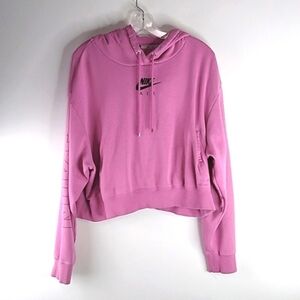 Nike Air - Cropped Long Sleeve Hoodie - Size Large